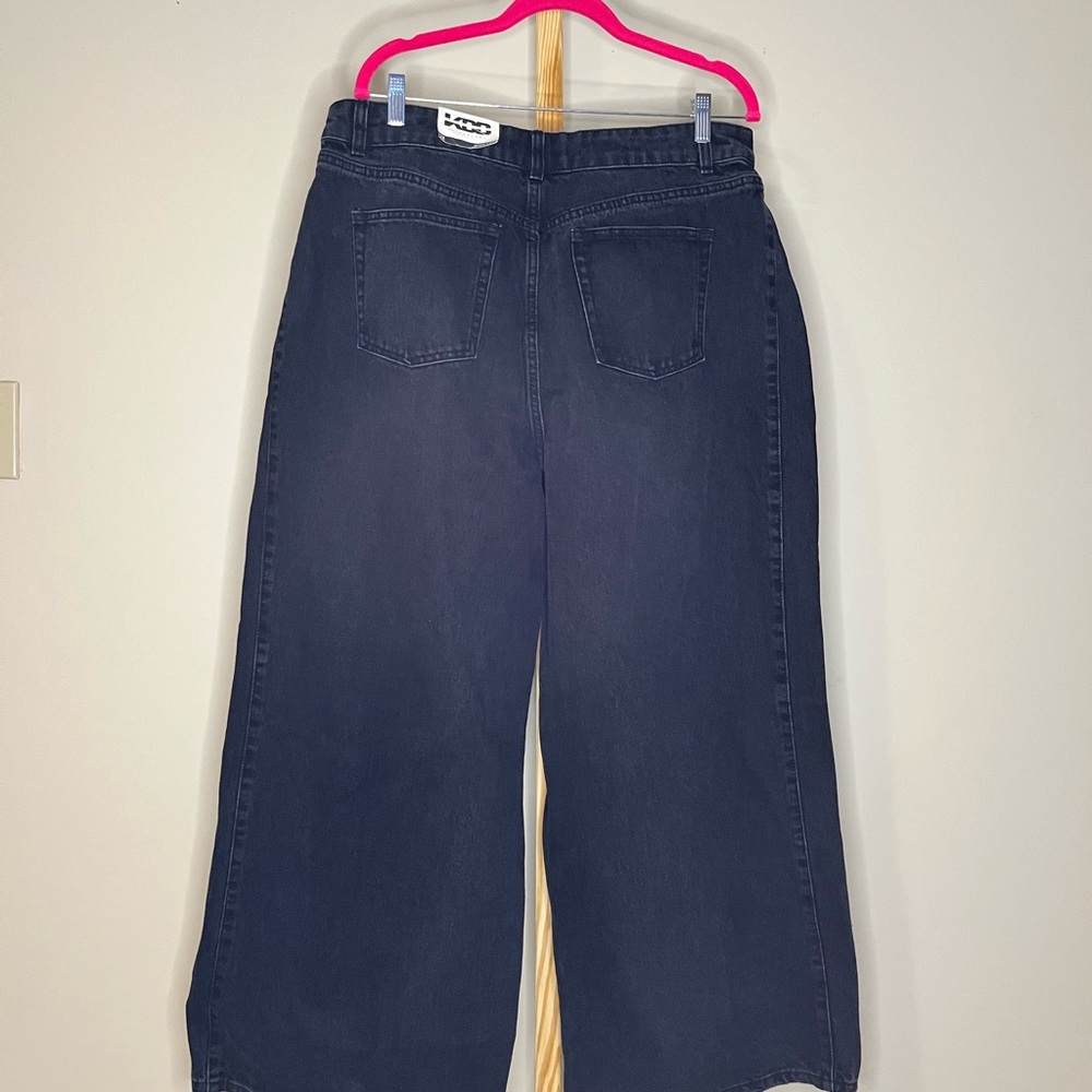 The Rachel Jean KBB by Kahlana Black Wide-Leg Jeans - Picture 5 of 7